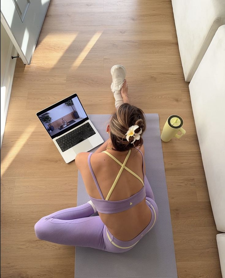 girl doing yoga