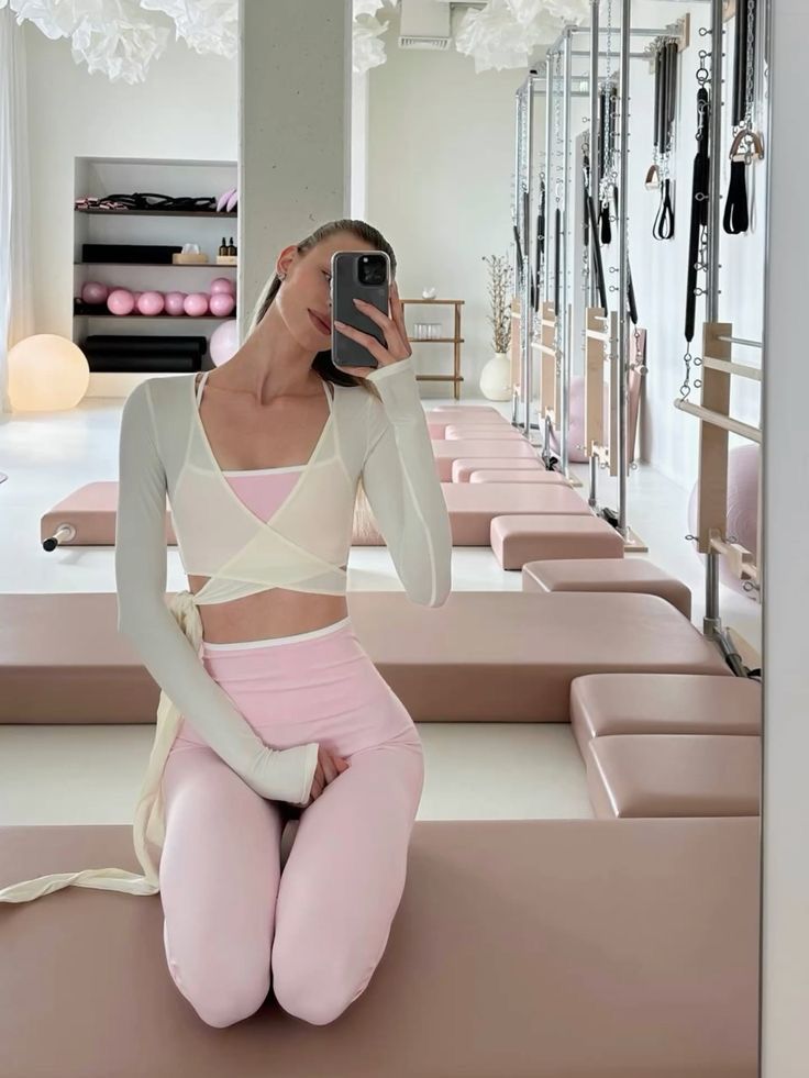girl in pilates club
